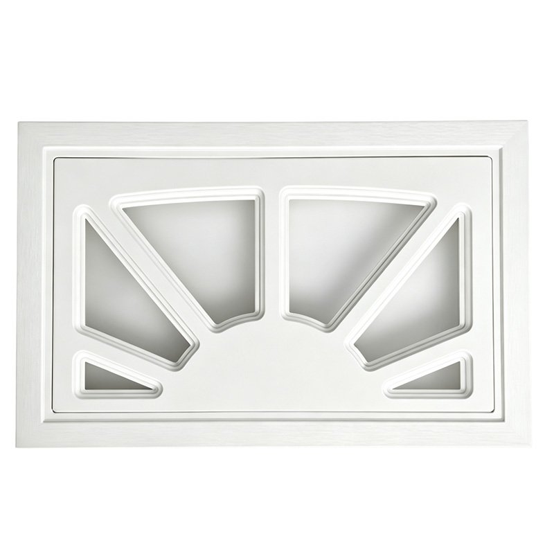 Garage Door Pentagonal-Like Window